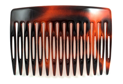 Side-comb havanna-brown - 7 cm