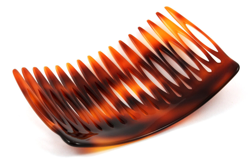 Side-comb havannabrown - 8 cm