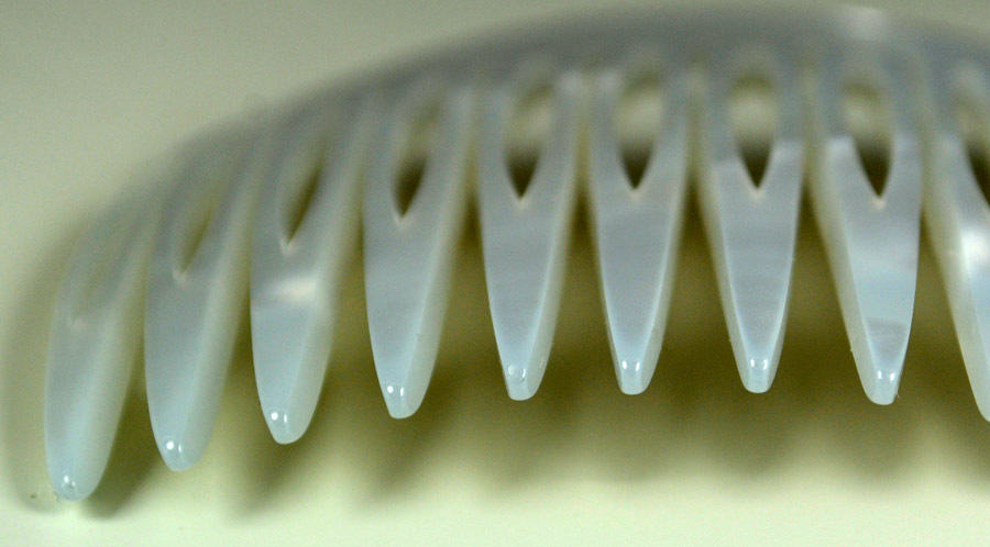 Einsteckkamm perlmutt-weiß - 6 cm, haarschonend