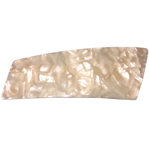 Haarspange Perl-Weiß - 9 cm