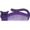 Kinderkamm - Katze Violett - 14 cm