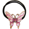 Haargummi Schmetterling pink
