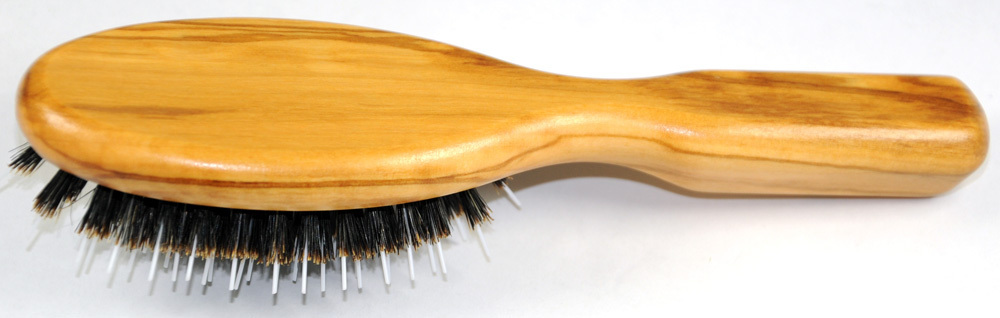 Haarbürste Olivenholz 17,5 x 5,0 cm