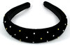 head-band velvet with small pearls